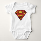 Superman S-Shield | Grunge Logo Romper (Voorkant)