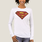 Superman S-Shield | Grunge Logo Tri-Blend Shirt (Voorkant volledig)