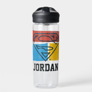 Superman S-Shield Jouw namen toevoegen Waterfles