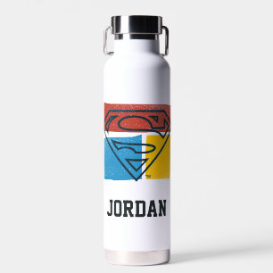 Superman S-Shield Jouw namen toevoegen Waterfles