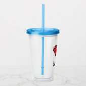 Superman S-Shield | Klassieke Logo Acryl Drinkbeker (Rechts)