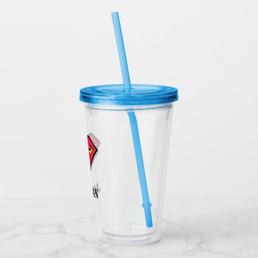 Superman S-Shield | Klassieke Logo Acryl Drinkbeker (Links)
