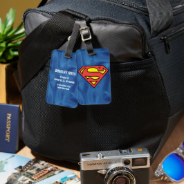 Superman S-Shield | Klassieke Logo Bagagelabel