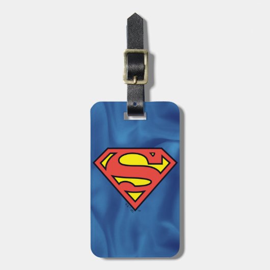 Superman S-Shield | Klassieke Logo Bagagelabel (Voorkant verticaal)
