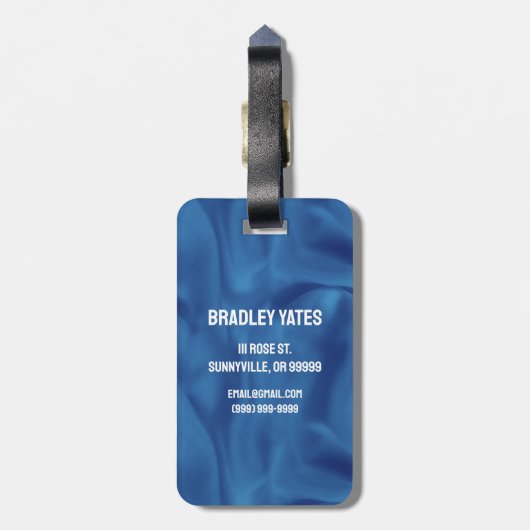 Superman S-Shield | Klassieke Logo Bagagelabel (Achterkant verticaal)