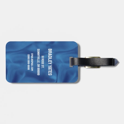 Superman S-Shield | Klassieke Logo Bagagelabel (Achterkant horizontaal)