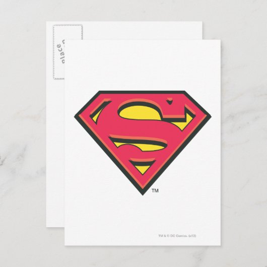 Superman S-Shield | Klassieke Logo Briefkaart (Voorkant / Achterkant)