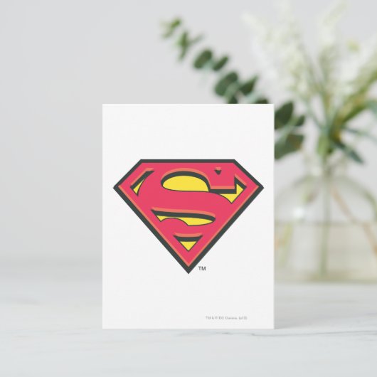 Superman S-Shield | Klassieke Logo Briefkaart (Staand voorkant)