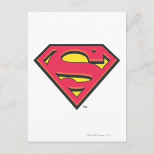 Superman S-Shield   Klassieke Logo Briefkaart