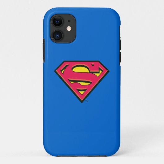 Superman S-Shield | Klassieke Logo Case-Mate iPhone Case (Achterkant)