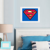 Superman S-Shield | Klassieke Logo Folie Afdrukken (Insitu (Slaapkamer))