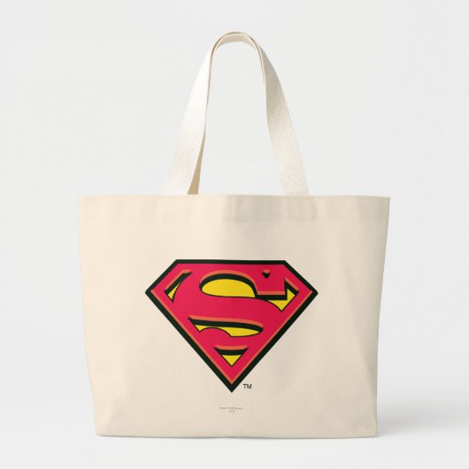 Superman S-Shield | Klassieke Logo Grote Tote Bag (Voorkant)