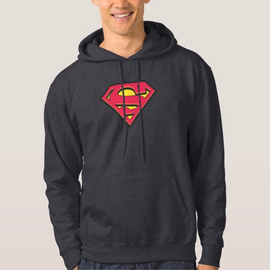 Superman S-Shield | Klassieke Logo Hoodie (Voorkant)