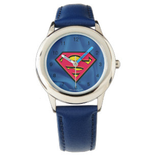 Superman S-Shield   Klassieke Logo Horloge
