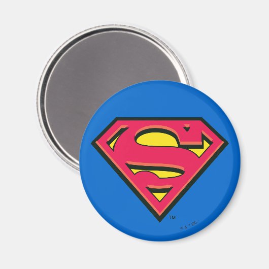 Superman S-Shield | Klassieke Logo Magneet (Voorkant / Achterkant)
