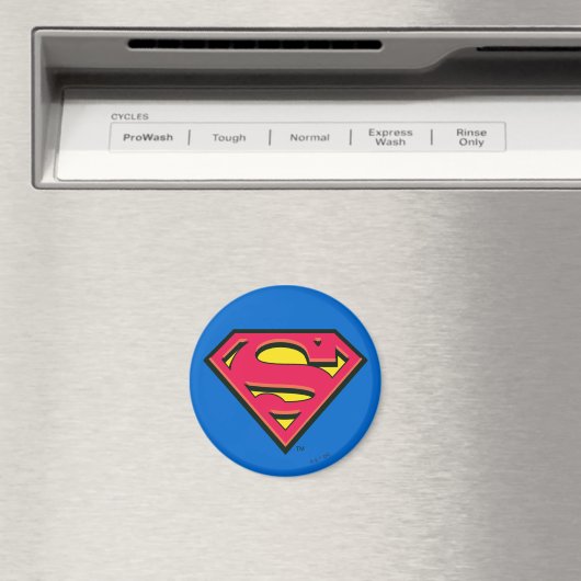 Superman S-Shield | Klassieke Logo Magneet (Insitu (Vaatwasser))