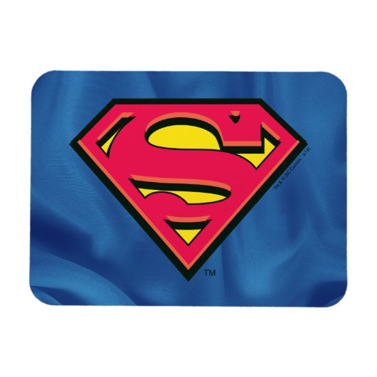 Superman S-Shield | Klassieke Logo Magneet (Horizontaal)