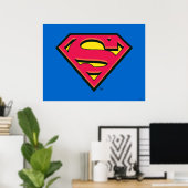 Superman S-Shield | Klassieke Logo Poster (Thuiskantoor)