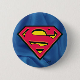 Superman S-Shield | Klassieke Logo Ronde Button 5,7 Cm