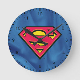 Superman S-Shield | Klassieke Logo Ronde Klok