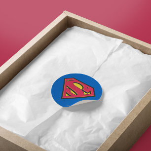 Superman S-Shield   Klassieke Logo Ronde Sticker