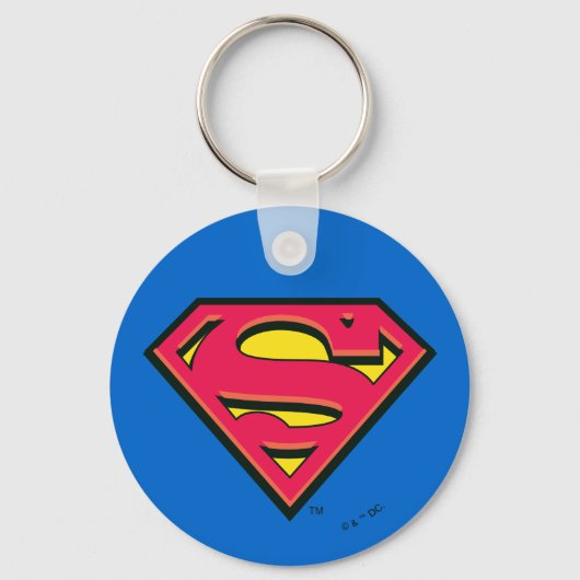 Superman S-Shield | Klassieke Logo Sleutelhanger (Voorkant)
