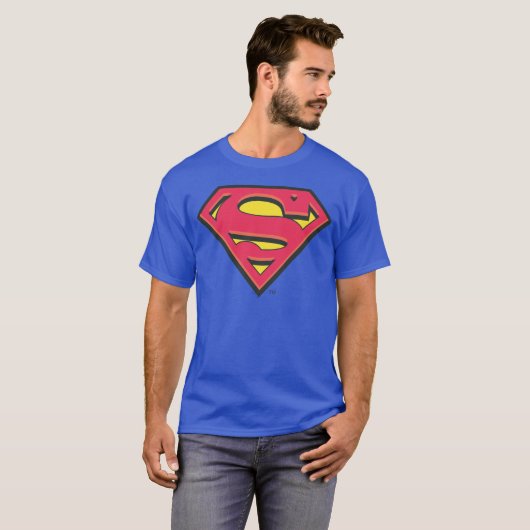 Superman S-Shield | Klassieke Logo T-shirt (Voorkant volledig)