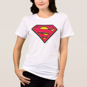 Superman S-Shield | Klassieke Logo Tri-Blend Shirt (Voorkant)
