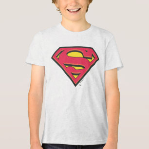 Superman S-Shield   Klassieke Logo Tri-Blend Shirt