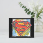 Superman S-Shield | Kleur Logo Briefkaart (Staand voorkant)