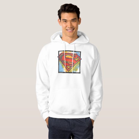 Superman S-Shield | Kleur Logo Hoodie (Voorkant volledig)