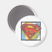 Superman S-Shield | Kleur Logo Magneet (Voorkant / Achterkant)