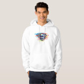 Superman S-Shield | Kleurrijke Logo Hoodie (Voorkant volledig)