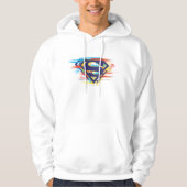 Superman S-Shield | Kleurrijke Logo Hoodie (Voorkant)