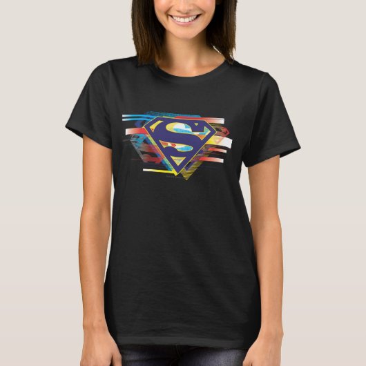 Superman S-Shield | Kleurrijke Logo T-shirt (Voorkant)