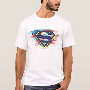 Superman S-Shield Kleurrijke Logo T-shirt