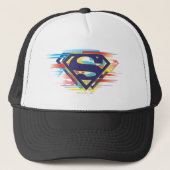 Superman S-Shield | Kleurrijke Logo Trucker Pet (Voorkant)