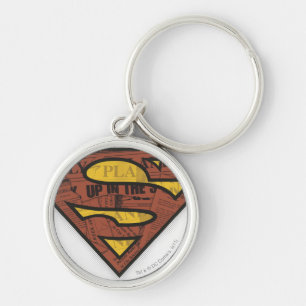 Superman S-Shield  Kranten Logo Sleutelhanger