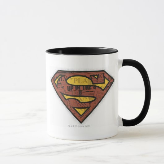 Superman S-Shield | Krantenpapier Logo Mok (Rechts)
