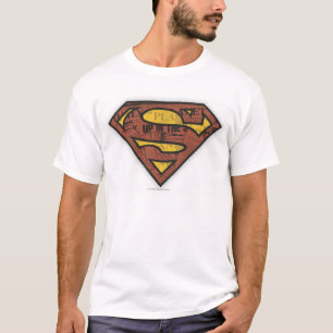 Superman S-Shield   Krantenpapier Logo T-shirt