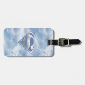 Superman S-Shield | Light Blue City Logo Bagagelabel (Voorkant horizontaal)