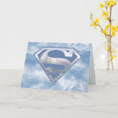 Superman S-Shield | Light Blue City Logo Kaart (Gele Bloem)