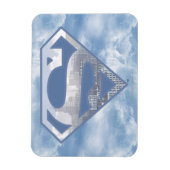Superman S-Shield | Light Blue City Logo Magneet (Verticaal)