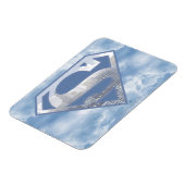Superman S-Shield | Light Blue City Logo Magneet (Linkerzijde)
