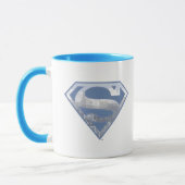 Superman S-Shield | Light Blue City Logo Mok (Links)