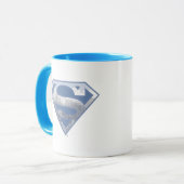 Superman S-Shield | Light Blue City Logo Mok (Voorkant links)