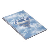 Superman S-Shield | Light Blue City Logo Notitieboek (Rechterzijde)