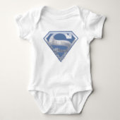 Superman S-Shield | Light Blue City Logo Romper (Voorkant)