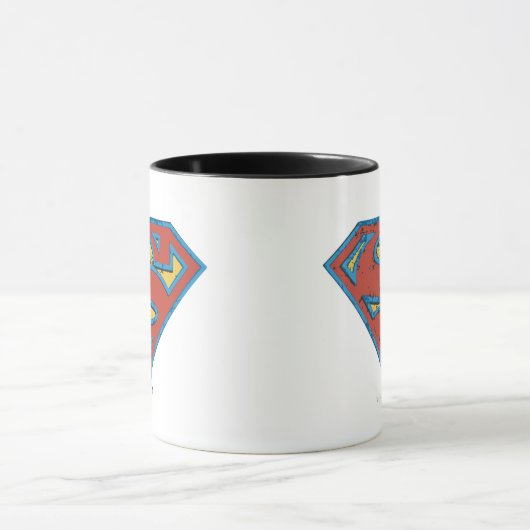 Superman S-Shield | Logo blauwe omtrek Mok (Midden)