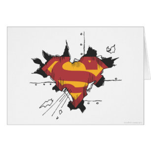 Superman S-Shield Logo gebroken metaal